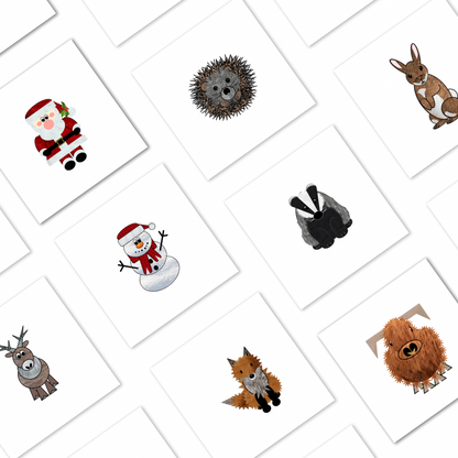 Cards - Christmas Characters